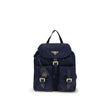 Black Recycled Polyamide Backpack