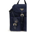 Black Recycled Polyamide Backpack