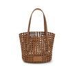 Brown Calf Leather Bos Taurus Backet Bag