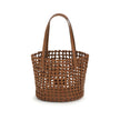 Brown Calf Leather Bos Taurus Backet Bag
