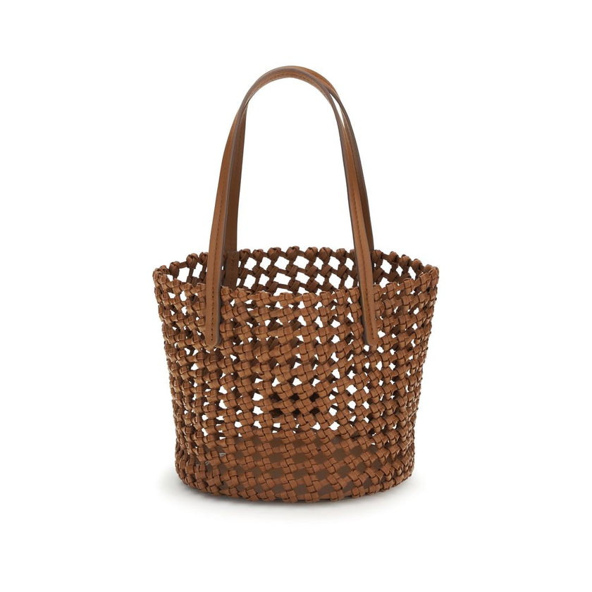Brown Calf Leather Bos Taurus Backet Bag