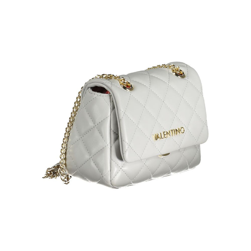 Grigio Polyurethane Women Shoulder Bag