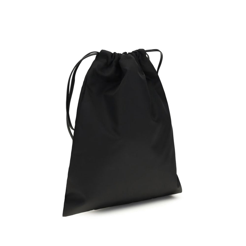 Black Recycled Polyamide Clutch Bag