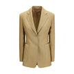 Beige Linen Jackets And Coat