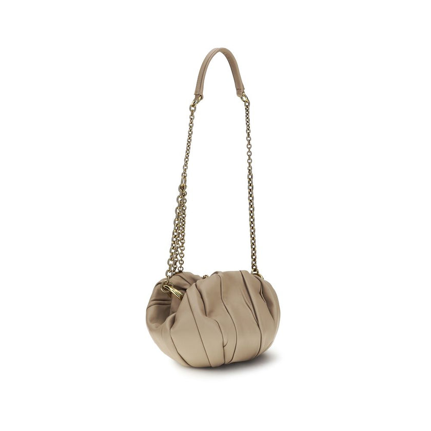 Beige Lamb Ovis Aries Aries Shoulder Bag
