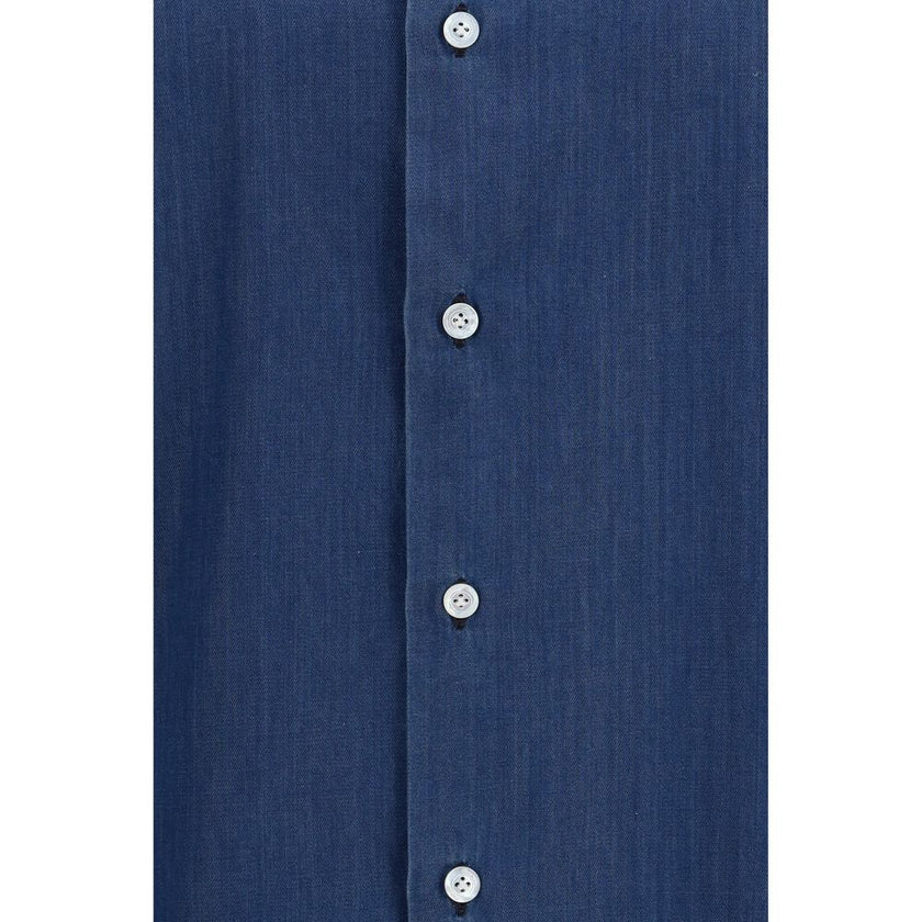 Blue Cotton Shirt