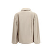 Beige Polyester Coat