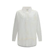 White Cotton Pattern Shirt