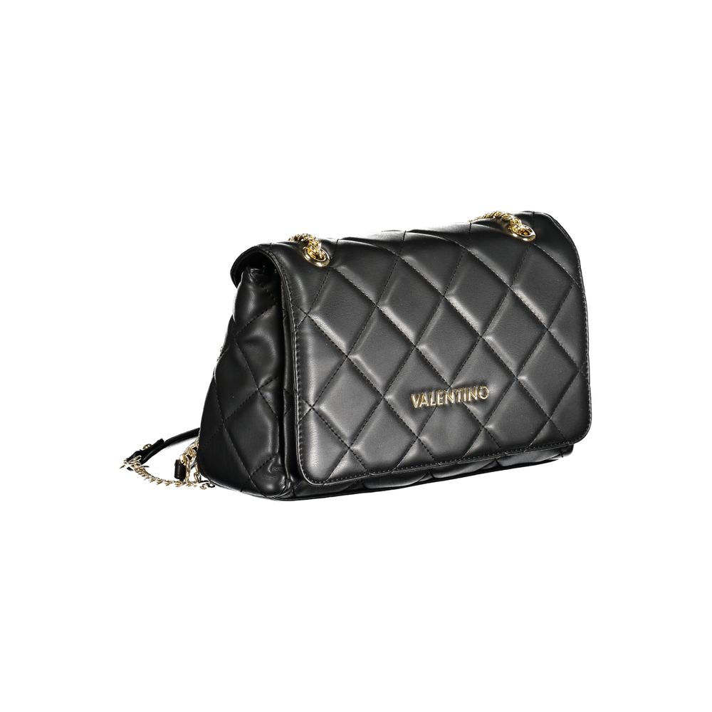 Nero Polyurethane Women Handbag