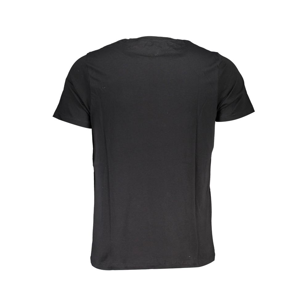 Black Cotton Men's T-Shirt