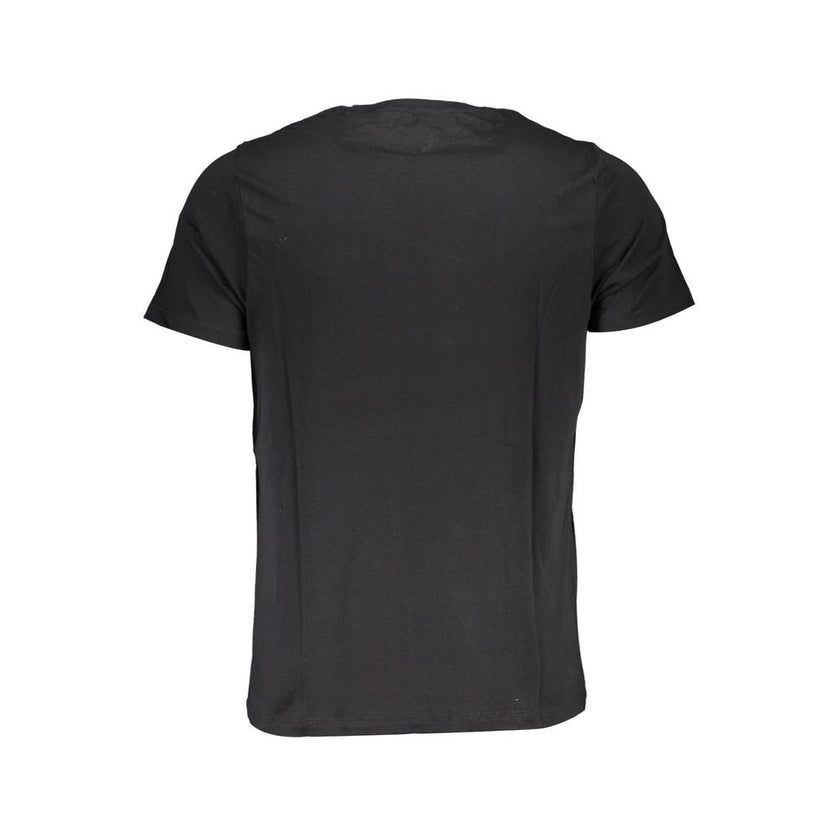 Black Cotton Men's T-Shirt