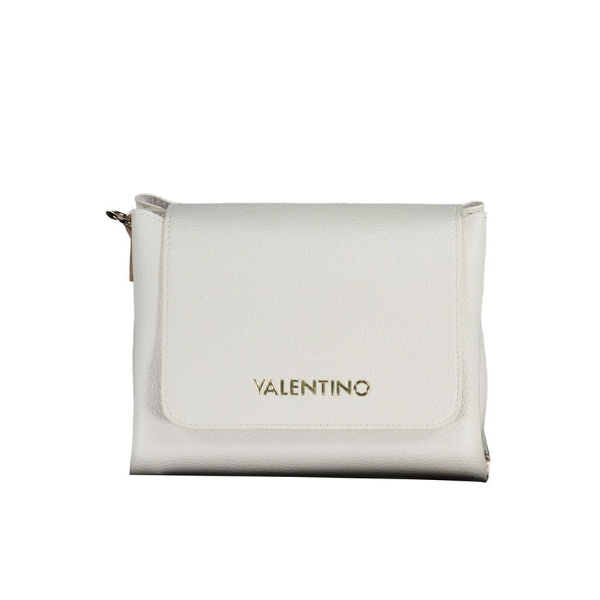 White Polyurethane Women's Handbag
