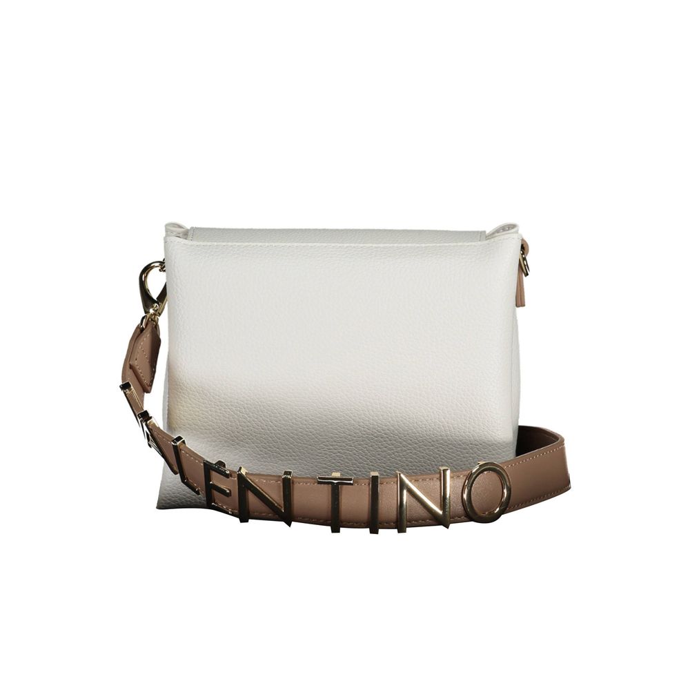 White Polyurethane Women's Handbag