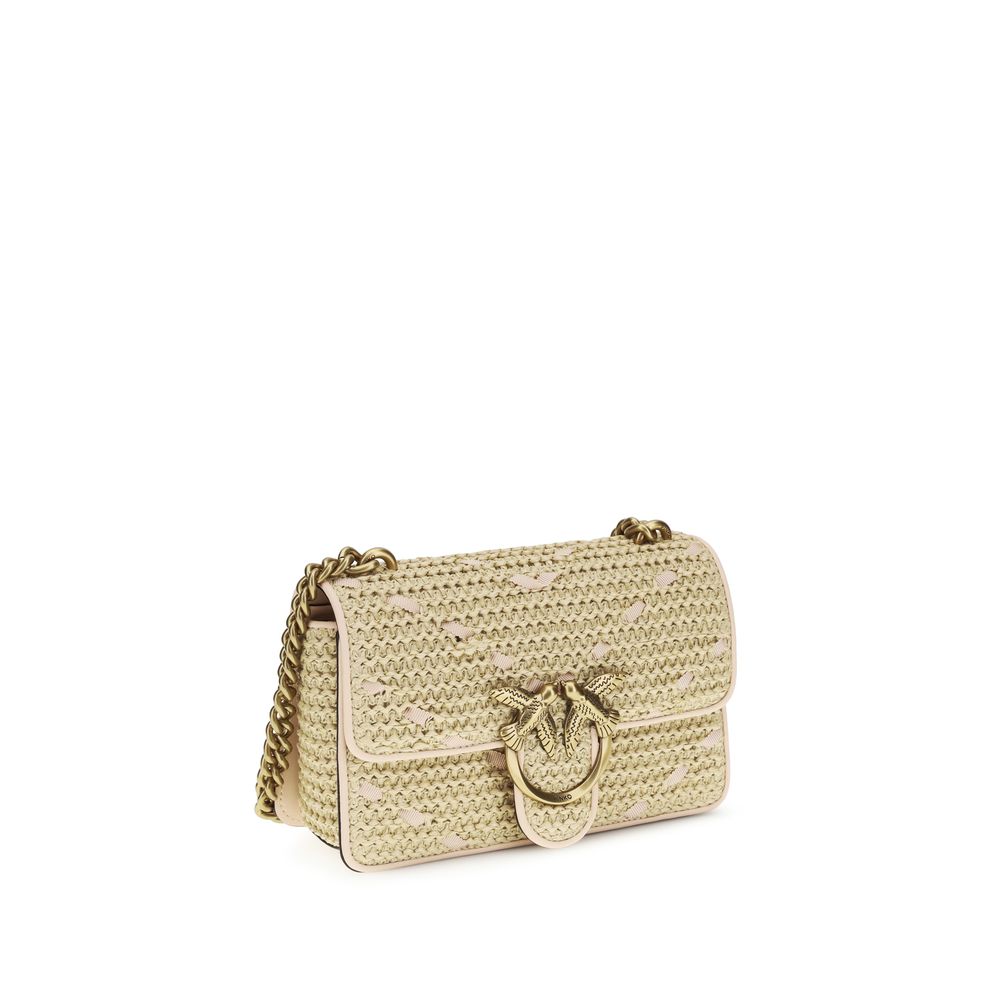Beige Polypropylene Shoulder Bag
