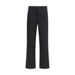 Black Cotton Chino Pants