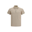 Beige Cotton Polo Shirt