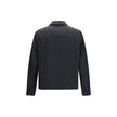 Black Polyamide Full-Length Jacket