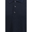 Blue Viscose Polo Shirt