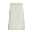 Gray Cotton Long Skirt