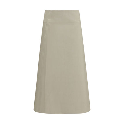 Bicolor Cotton Skirt