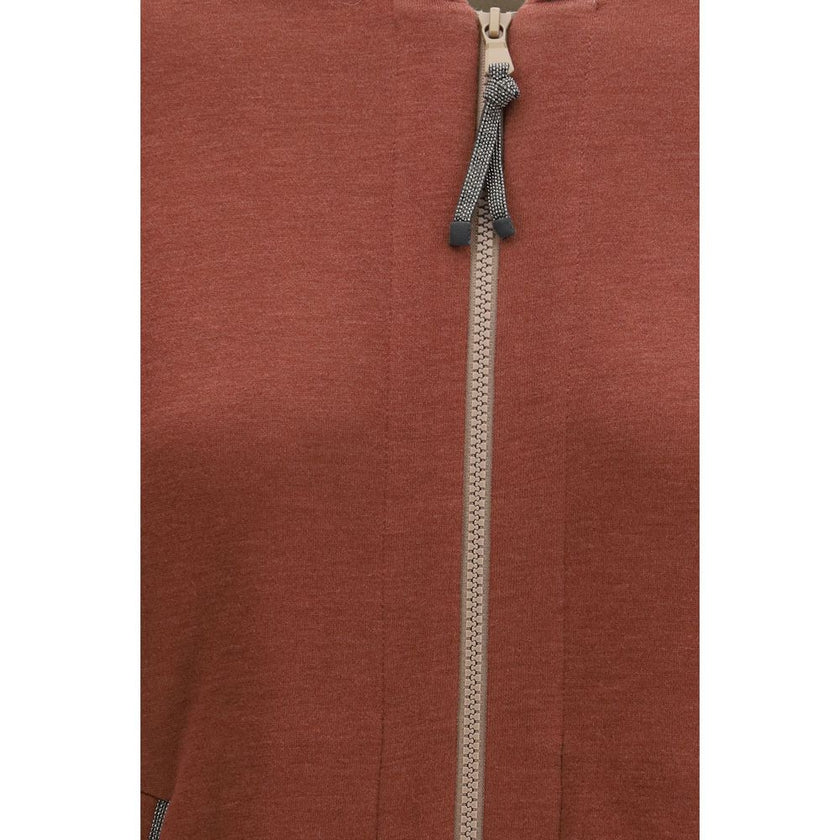 Bordeaux Silk Sweatshirt