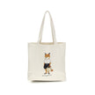 Beige Cotton Handbag