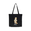 Black Cotton Shoulder Bag