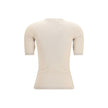 Beige Viscose T-Shirt
