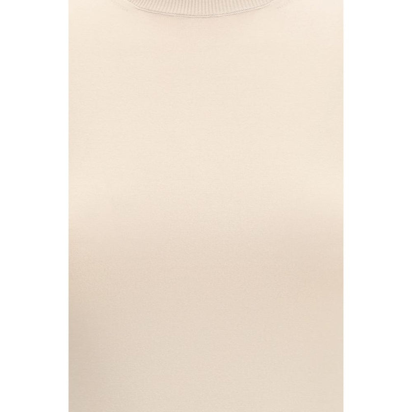 Beige Viscose T-Shirt