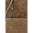 Beige Calf Leather Bos Taurus Shoulder Bag