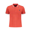 Red Cotton Men's Polo Shirt
