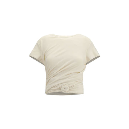Beige Cotton T-Shirt
