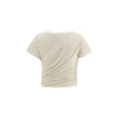 Beige Cotton T-Shirt