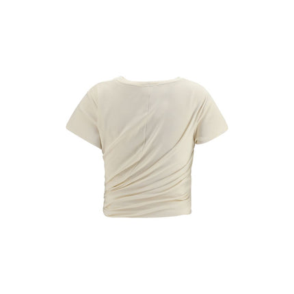 Beige Cotton T-Shirt