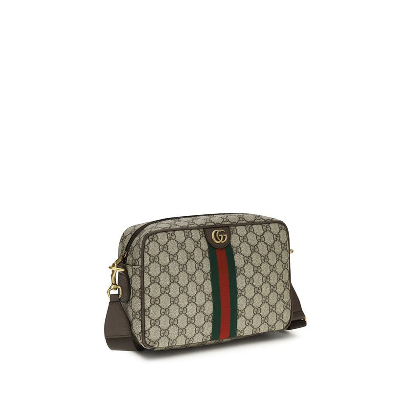 Beige Polyethylene Shoulder Bag
