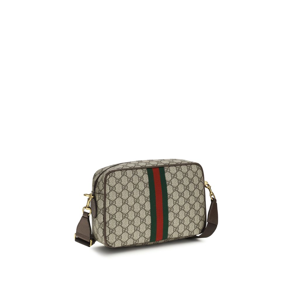 Beige Polyethylene Shoulder Bag