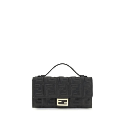 Black Calf Leather Bos Taurus Shoulder Bag
