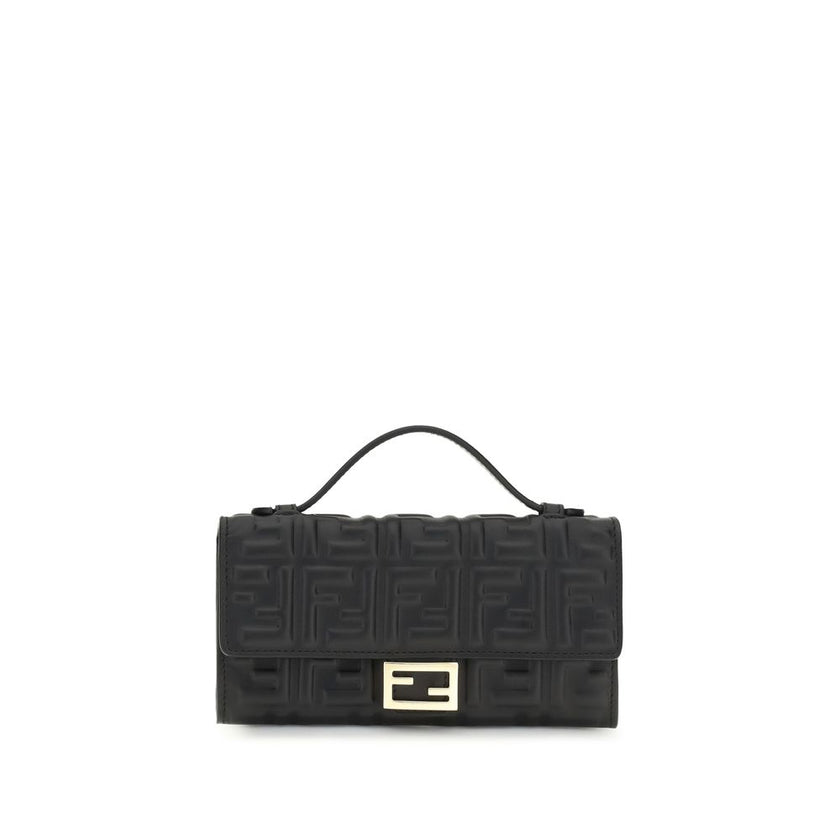 Black Calf Leather Bos Taurus Shoulder Bag