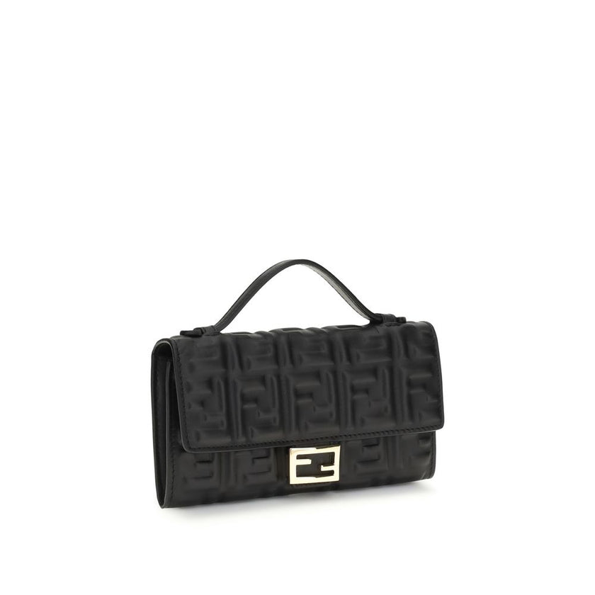 Black Calf Leather Bos Taurus Shoulder Bag