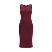 Purple Silk Long Dress