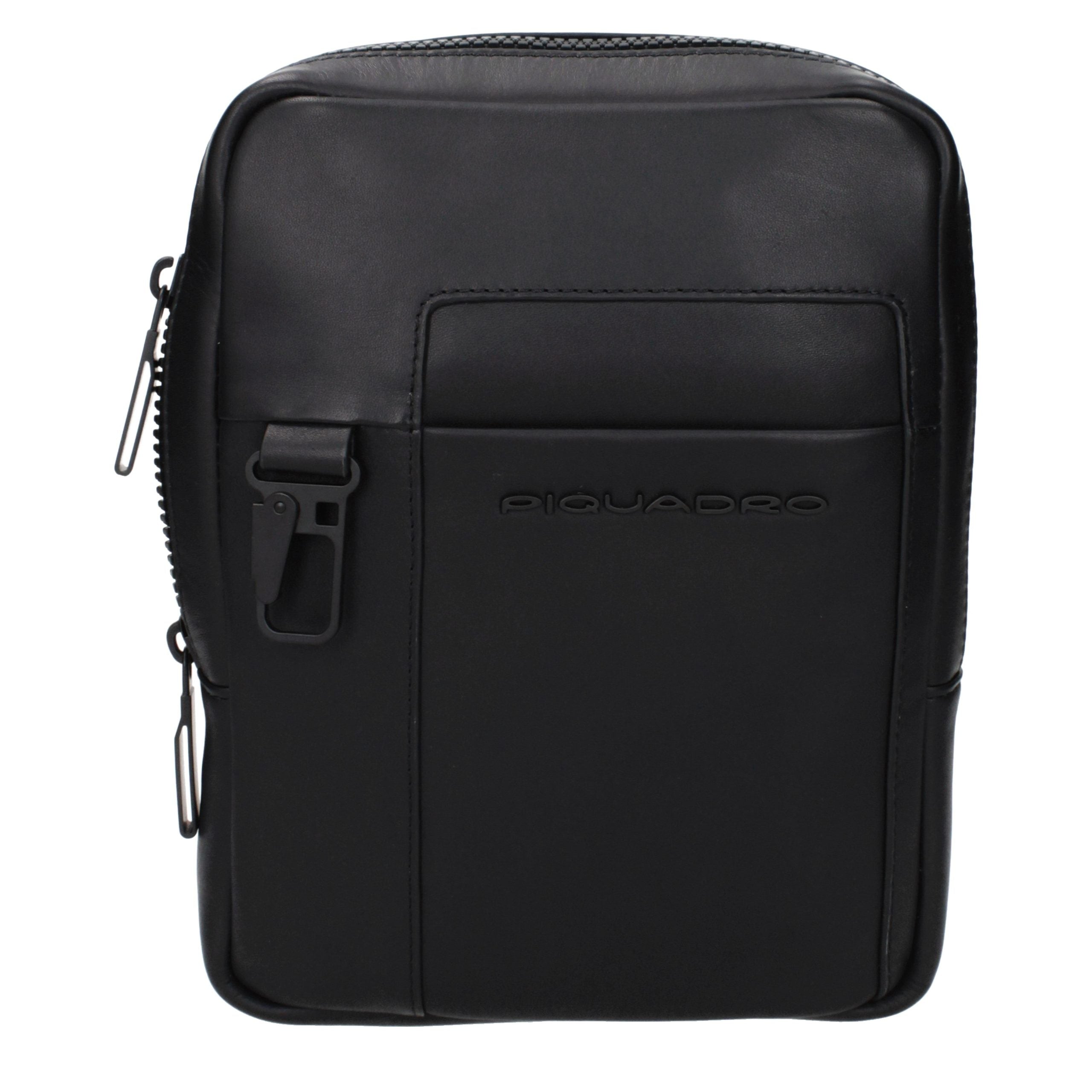 Black Leather Crossbody Bag