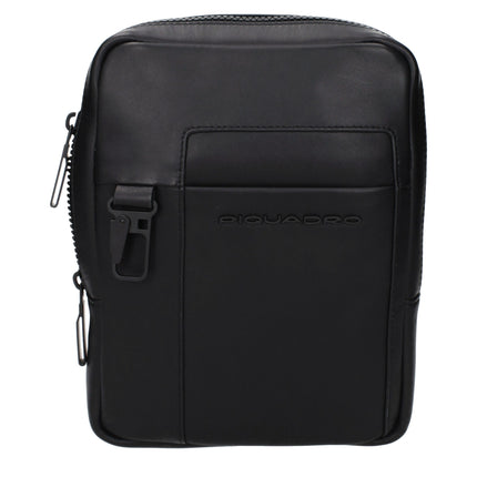 Black Leather Crossbody Bag