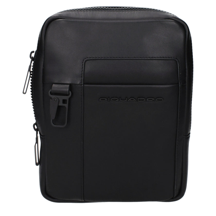 Black Leather Crossbody Bag