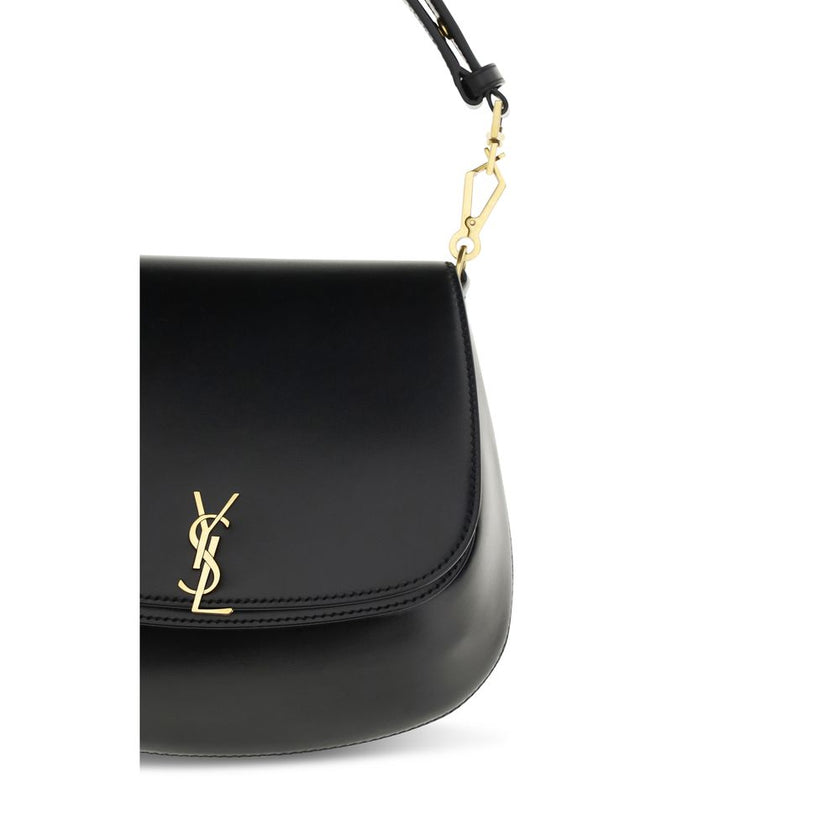 Black Calf Leather Bos Taurus Handbag