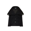 Black Virgin Wool Coat