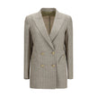 Beige Cotton Blazer