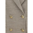 Beige Cotton Blazer