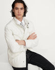 Beige Linen Shell Jacket