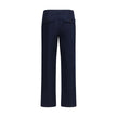 Blue Cotton Chino Pants