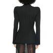 Black Wool Blazer